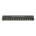 NETGEAR GS316EP-100PES switch Gestionado Gigabit Ethernet (10/100/1000) Energía sobre Ethernet (PoE) Negro