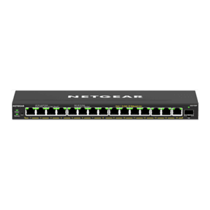 NETGEAR GS316EP-100PES switch Gestionado Gigabit Ethernet (10/100/1000) Energía sobre Ethernet (PoE) Negro
