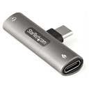 StarTech.com Adaptador de Audio y Carga USB-C - Adaptador de Audio USB Tipo C con Salida TRRS de 3,5mm para Auriculares con Micr