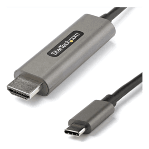 StarTech.com Cable 1m USB C a HDMI 4K de 60Hz con HDR10 - Adaptador de Vídeo USB Tipo C a HDMI 2.0b Ultra HD 4K - Convertidor US
