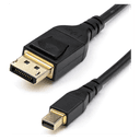 StarTech.com Cable Adaptador de 1m Mini DisplayPort a DisplayPort 1.4 Certificado por VESA - HDR de 8K 60Hz HBR3 - Cable mDP a