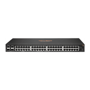 Hewlett Packard Enterprise Aruba 6100 48G 4SFP+ Gestionado L3 Gigabit Ethernet (10/100/1000) 1U Negro
