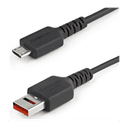 StarTech.com Cable de 1m Adaptador Bloqueador USB de Datos – Adaptador USB a Micro USB de Carga Segura – Micro USBC Solo de Carg