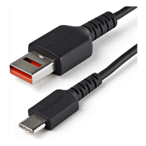 StarTech.com Cable de 1m Adaptador Bloqueador USB de Datos – Adaptador USB a USB-C de Carga Segura – USB Tipo C Solo de Carga p