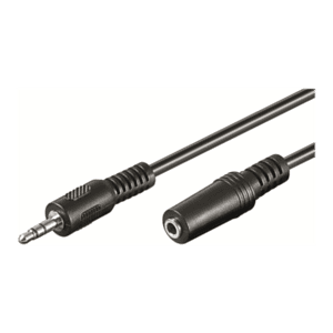 Ewent EW-220200-030-N-P Audio 3m 3,5mm Negro - Cable