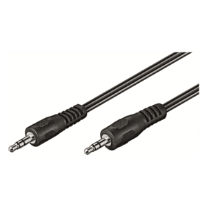 Ewent EW-220101-050-N-P cable de audio 5 m 3,5mm Negro