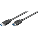 Ewent USB 3m USB 3.2 Gen 1 (3.1 Gen 1) USB A Negro - Cable