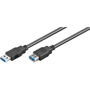Ewent USB 3m USB 3.2 Gen 1 (3.1 Gen 1) USB A Negro - Cable