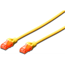 Ewent EW-6U-050 5m Cat6 U/UTP (UTP) Amarillo - Cable Red