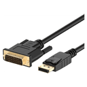 Ewent EC1441 adaptador de cable de vídeo 1,8 m DisplayPort DVI-D Negro