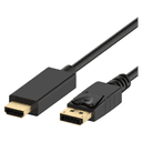 Ewent EC1431 adaptador de cable de vídeo 1,8 m DisplayPort HDMI tipo A (Estándar) Negro