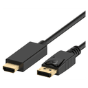 Ewent EC1430 DisplayPort a HDMI tipo A (Estándar) Negro - Cable Video