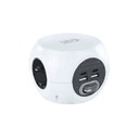 Nanocable Base de 3 enchufes con 4 USB´s (2 USB A + 2 USB-C), con interruptor