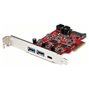 StarTech.com PCI Express USB 3.1 Gen2 10Gbps 1 USB-C 2 USB-A  - Tarjeta PCIe
