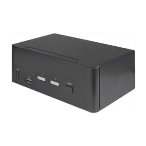 StarTech.com Switch Conmutador KVM de 2 Puertos HDMI 2.0 4K para 2 Monitores - Vídeo de 4K y 60Hz Ultra HD - HDR - Hub Ladrón US