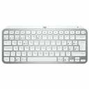 Logitech MX Keys Mini Wireless + Bluetooth Aluminio Blanco - Teclado