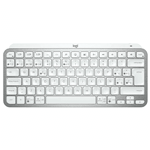 Logitech MX Keys Mini Wireless + Bluetooth Aluminio Blanco - Teclado