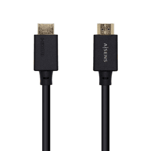 Aisens HDMI V2.1 Ultra Alta Velocidad / HEC Certificado 8k@60Hz 48Gbps Negro 1.0m - Cable