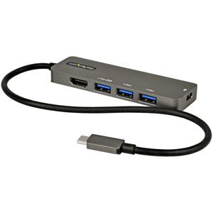 StarTech.com Adaptador Multipuertos USB-C - Docking Station USB Tipo C a HDMI 2.0b 4K de 60Hz (HDR10) - PD de 100W de Paso - Hub