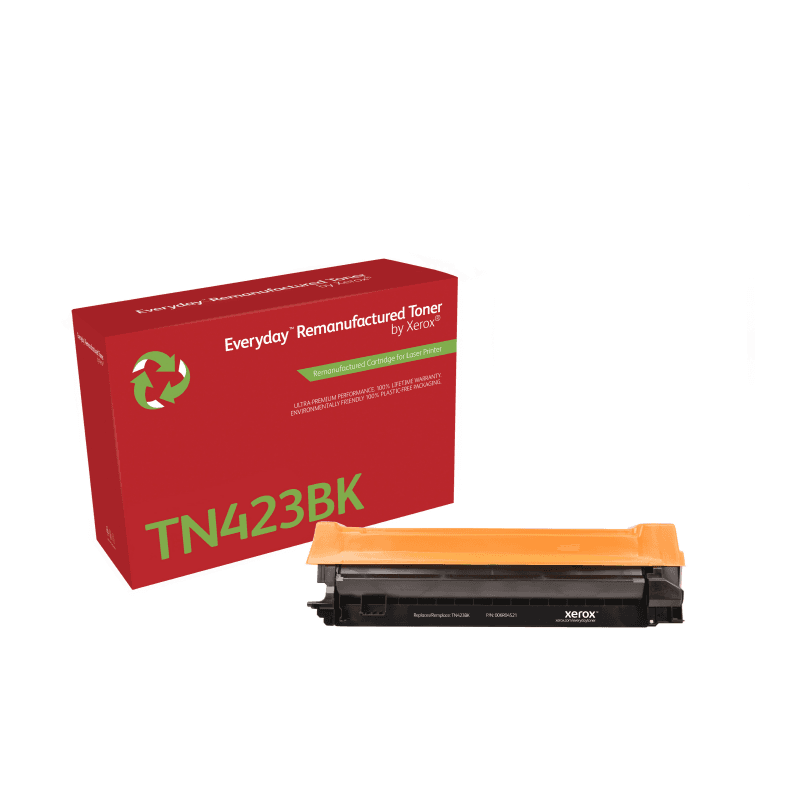 Tóner Everyday™ Negro remanufacturado de Xerox es compatible con Brother TN423BK, Capacidad alta