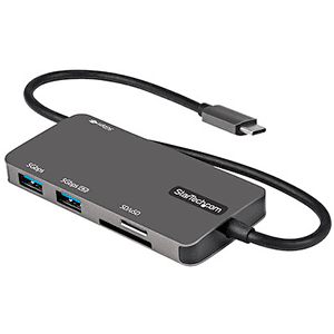 StarTech.com Adaptador Multipuertos USB C - USB C a HDMI de 4K - 100W de Entrega de Alimentación PD - SD - MicroSD - Hub Ladrón 