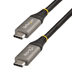 StarTech.com Cable de 50cm USB-C de 10Gbps - Cable USB Tipo C - Cable USB TipoC USB 3.2 Gen 2 - Con Carga por Entrega de Aliment