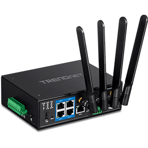 Trendnet TI-W100 router inalámbrico Gigabit Ethernet Doble banda (2,4 GHz / 5 GHz) Negro