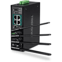 Trendnet TI-WP100 router inalámbrico Gigabit Ethernet Doble banda (2,4 GHz / 5 GHz) Negro