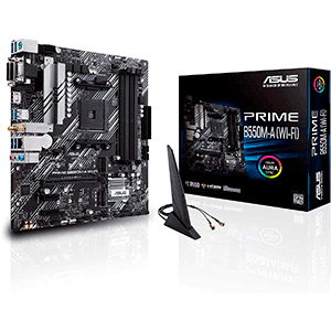 ASUS Prime B550M-A WIFI II AMD B550 Zócalo AM4 micro ATX - Placa Base