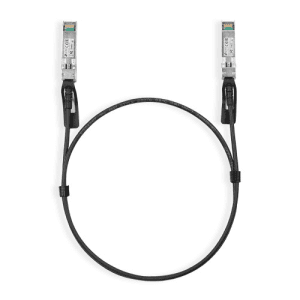 TP-Link Omada TL-SM5220-1M Cable de fibra óptica e InfiniBand SFP+ DAC Negro
