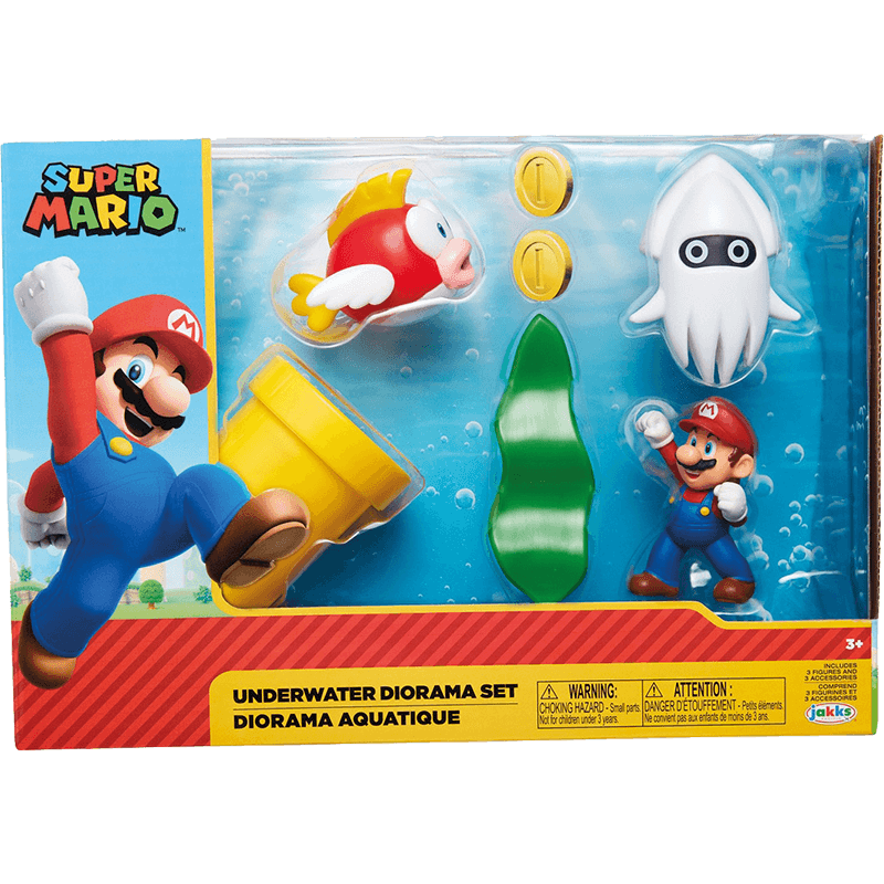 Playset Super Mario: Mundo Submarino