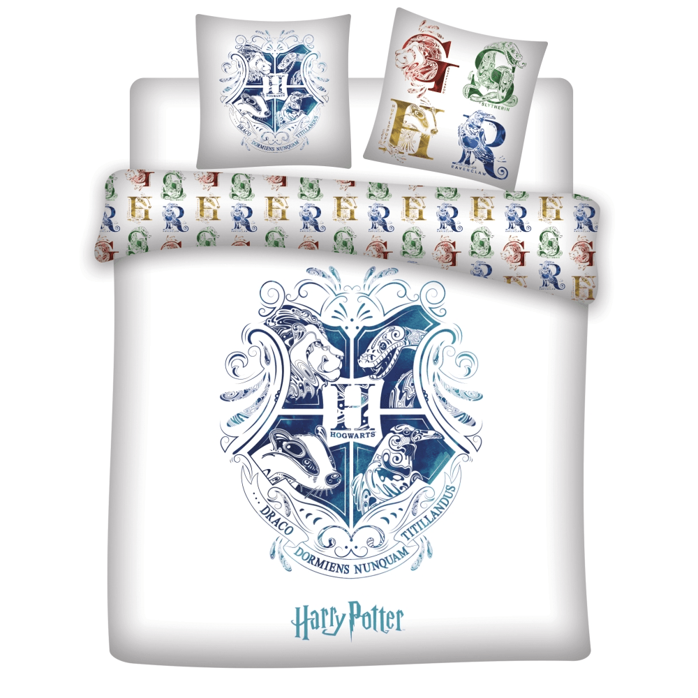 Funda Nórdica Hogwarts Harry Potter algodon cama 135cm