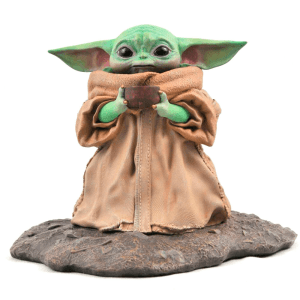 Estatua Premier Collection The Child Soup The Mandalorian Star Wars 17cm