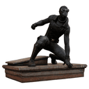 Estatua Spiderman Traje Negro Spiderman Marvel 18cm