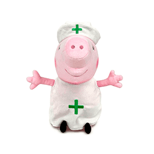 Pepa Pig Enfermera 27cm - Peluche