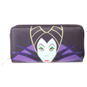 Disney Maleficient 2 - Ladies Patched Zip Around Wallet Multicolor