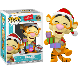 Figura POP Disney Holiday Tigger Flocked Exclusiva