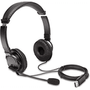 Kensington Auriculares USB-A clásicos con micrófono y control de volumen
