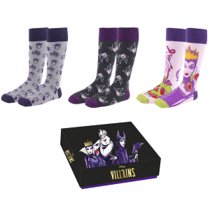 Pack 3 calcetines Villanas Disney