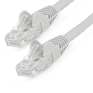 StarTech.com Cable de 15m CAT6 Ethernet - LSZH - Cable de Red RJ45 UTP de 10Gb - 650MHz - PoE de 100W - Latiguillo Snagless con 