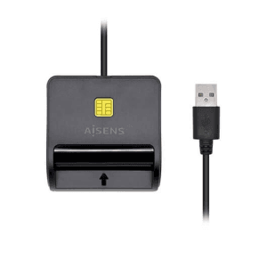 Aisens ASCR-SN01-BK Tarjeta Inteligente DNI Negro - Lector