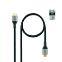 Nanocable HDMI 2.1 Certificado Ultra High Speed A/M-A/M 1m Negro - Cable