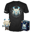 Set Figura POP Tee Fortnite Ragnarok Exclusiva y Camiseta Talla XL