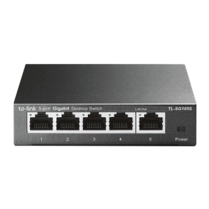 TP-Link TL-SG105S(UN) switch No administrado Gigabit Ethernet (10/100/1000) Escritorio Negro