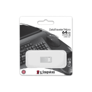 Kingston DataTraveller Micro 64GB Metal USB 3.2 Gen 1 - Pendrive