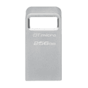Kingston Technology DataTraveler Micro 256GB USB A 3.2 Gen 1 (3.1 Gen 1) Plata - Pendrive