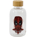 Botella cristal Deadpool Marvel 620ml