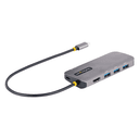 StarTech.com Adaptador Multipuertos USB C, de Vídeo HDMI de 4K y 60Hz, Hub USB-A 3.2 de 3 Puertos de 5Gbps, Entrega de Alimentac