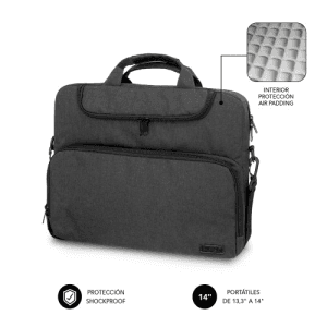 Subblim Air Padding Laptop Bag 13,3-14" Gris Oscuro - Maletin