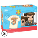 Set Figura POP y Camiseta: Toy Story 4 Sheriff Woody S